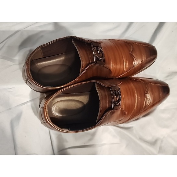 Mens Classic Solid business Shoes ‎ Brown Leather main image 10